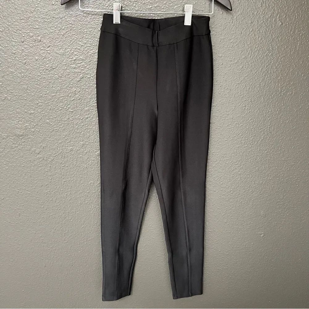 Joan Rivers pull on stretch pant in black | size xxs